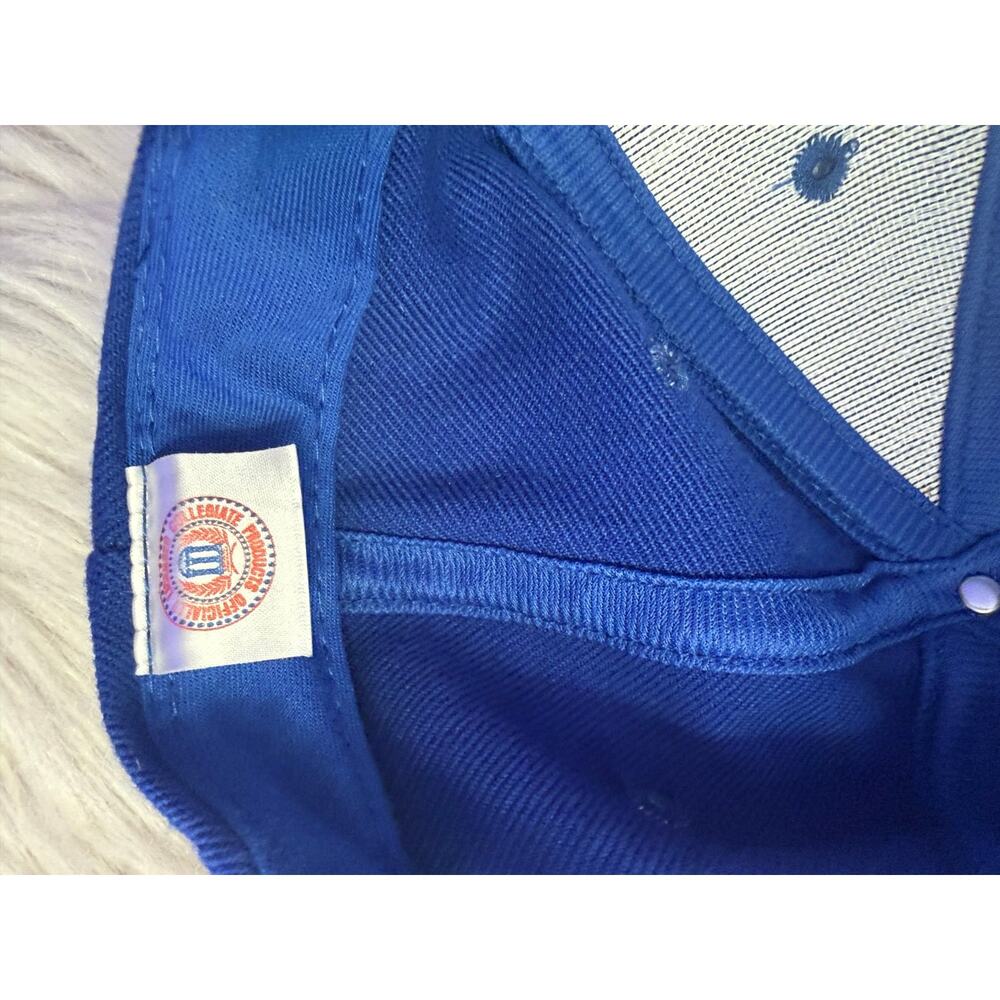 90s UK Wildcats Royal Blue Snapback Cap - Picture 4 of 5